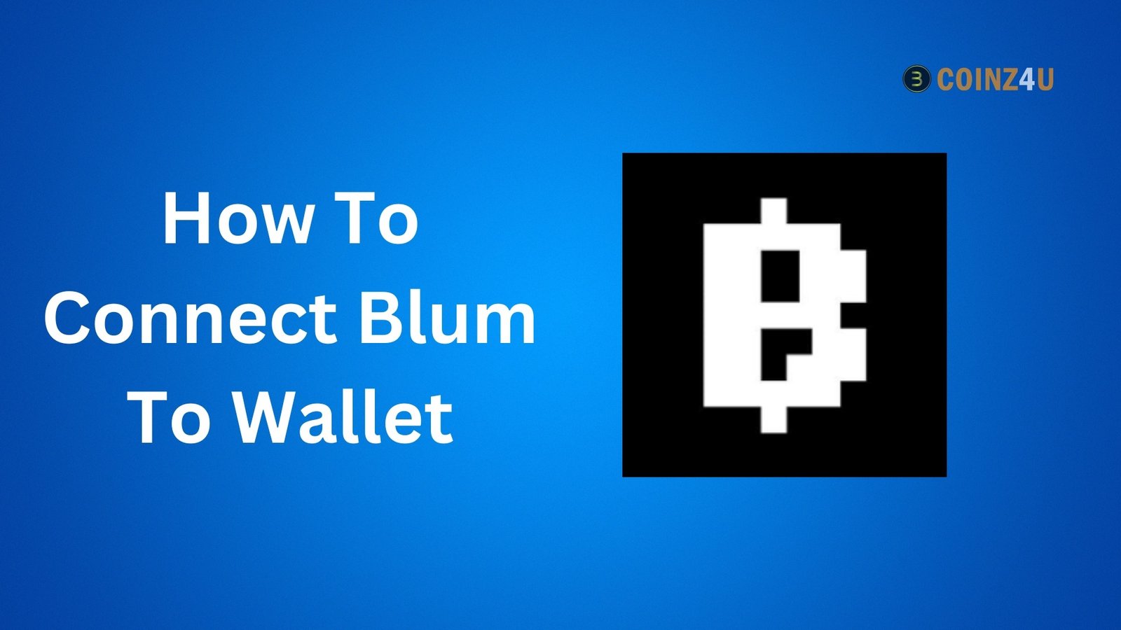 how to connect blum to wallet